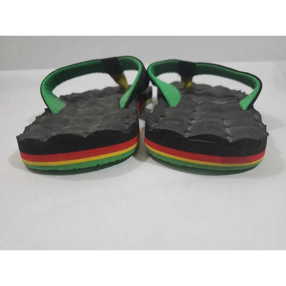 Volcom Men's Victor Flip-Flop Thong Sandals Summer Beach Pool Black Sz 9?
